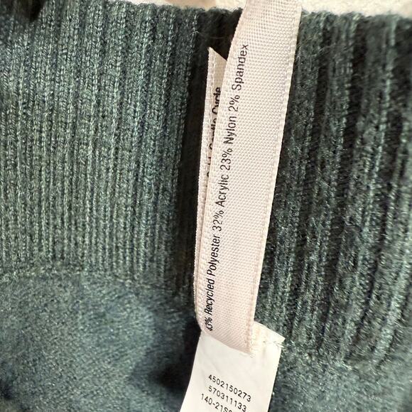 Soma Green Knit Jogger Lounge Pull On Pants Sz M - Picture 7 of 13